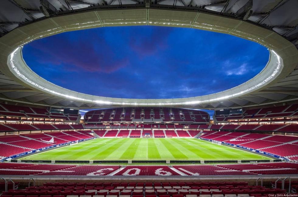 El estadio Wanda Metropolitano, propiedad del Atlético de Madrid, será la sede de la final de la Champions League 2019. El estudio Cruz y Ortiz Arquitectos, liderado por los arquitectos sevillanos Antonio Cruz y Antonio Ortiz, son los artífices de su diseño, indica Expansión.
