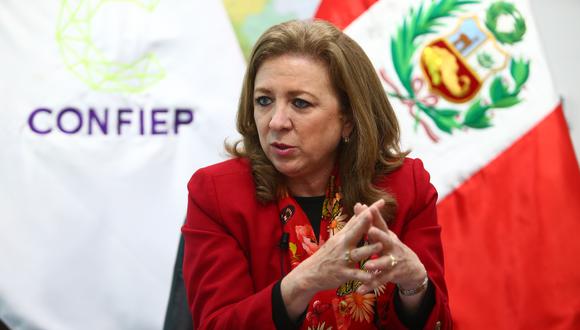 María Isabel León, presidenta de Confiep. (Foto: GEC)