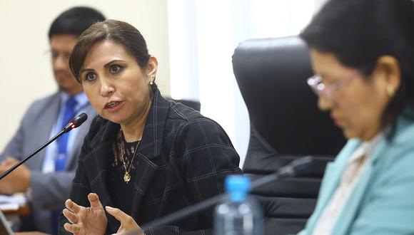 Patricia Benavides, fiscal de la Nación, respaldó al coordinador del Equipo Especial Lava Jato, Rafael Vela. (Foto: Congreso)