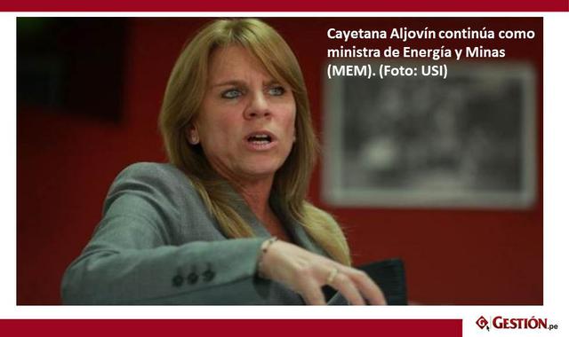 Foto 13 | Cayetana Aljovín sigue como ministra de Energía y Minas (MEM). (Foto: USI)