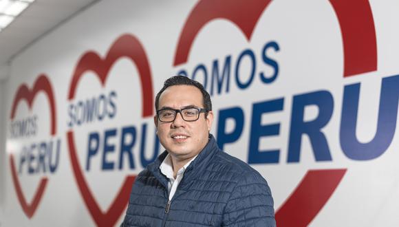 José Jerí, congresista de Somos Perú. (Foto: Fidel Carrillo).