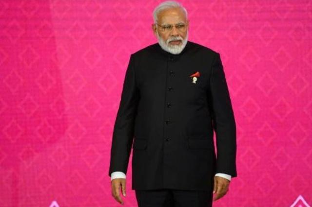 El Primer Ministro de la India, Narendra Modi, en la 3ª Cumbre Regional de Asociación Económica Global (RCEP) en Bangkok. (Foto: AFP)