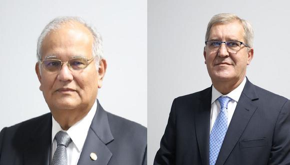 Jorge Alva Hurtado (izquierda) y Antonio Abruña (derecha) serán miembros titulares de la comisión especial que seleccionará a la JNJ. (Foto: Difusión)