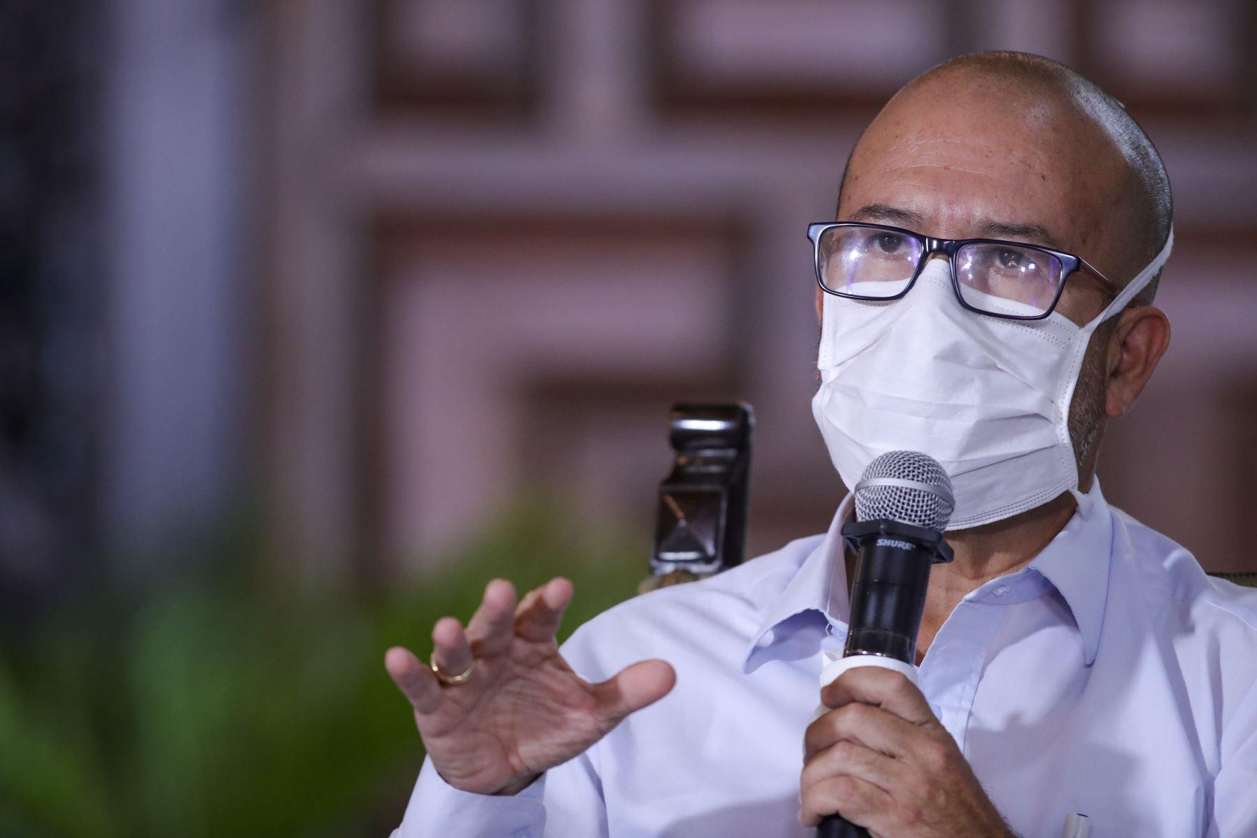 El ministro de Salud, Víctor Zamora, señalo que la región Piura ha recibido un financiamiento de un millón 700 mil soles a Piura para el Plan COVID. (Foto: PCM)