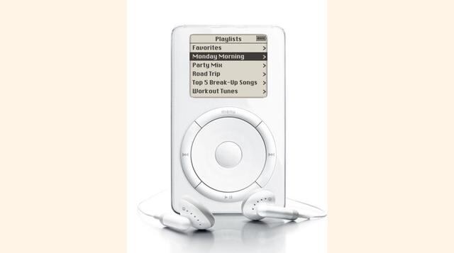 El iPod de Apple: por convencer a los amantes de la música a dejar atrás los CD y cambiar el panorama de la industria musical.