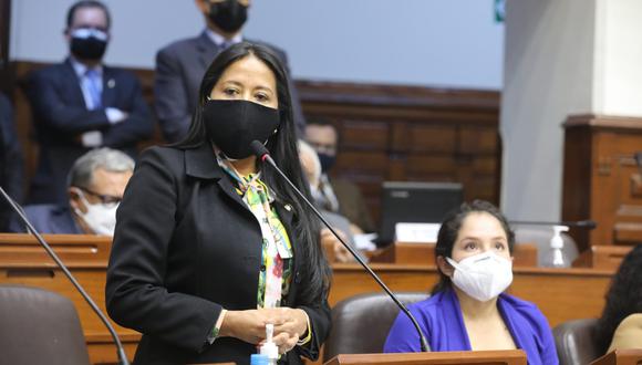 Rosío Torres es presidenta de la Subcomisión de Acusaciones Constitucionales. Foto: Congreso