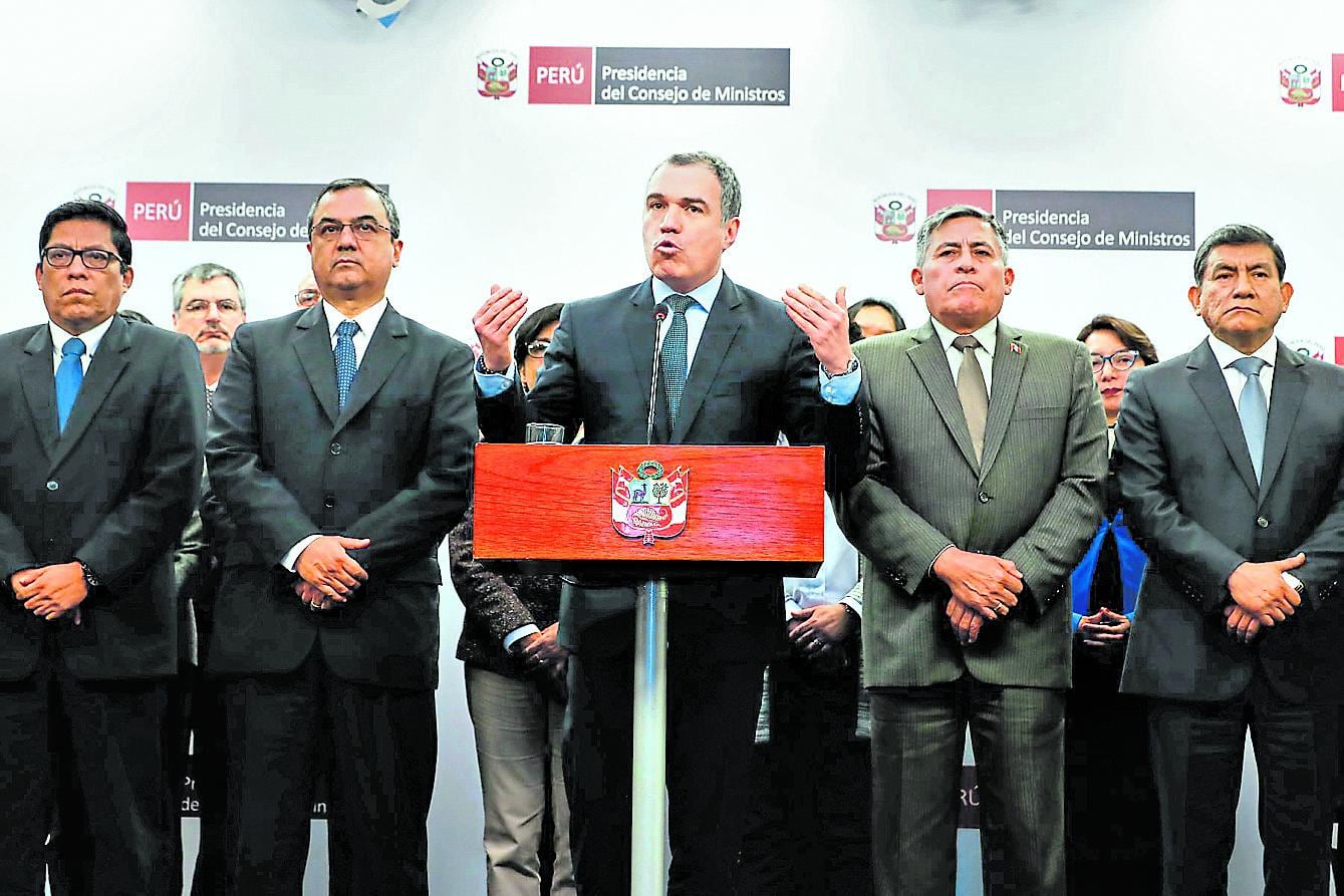 Detalles. Consejo de Ministros pulió ayer su  plan ante el Congreso. (Foto: Andina)