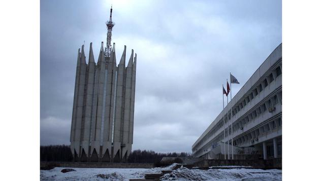 En San Petersburgo,  Centro Estatal Científico de Robótica y Cibernética técnicos, se ve un poco como una especie de templo satanista.