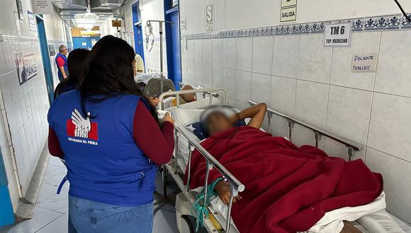 En el Hospital Nacional Cayetano Heredia, advirtieron  que el 100 % de camas para atención de pacientes con dengue están ocupadas. Foto Defensoría.