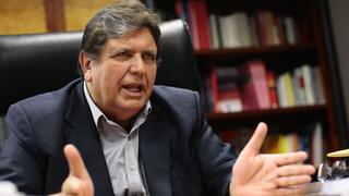 Alan García dice que el país pudo haber seguido creciendo a más de 8% anual