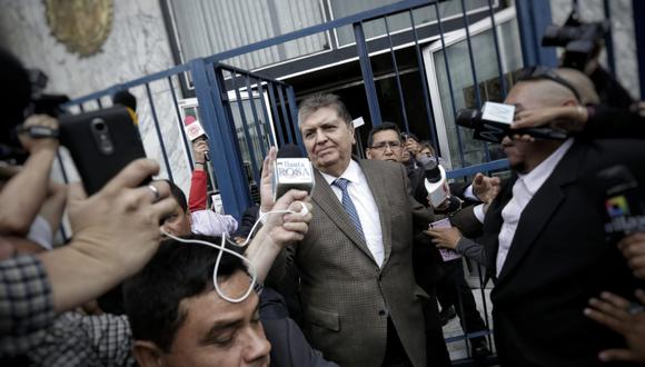 Alan García fue citado por el fiscal José Domingo Pérez. (Foto: Anthony Niño de Guzmán)