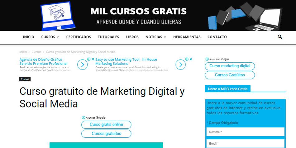 ¿Quieres crear tu propio negocio? Aprovecha los cursos gratuitos de este sitio. (Foto: Captura)