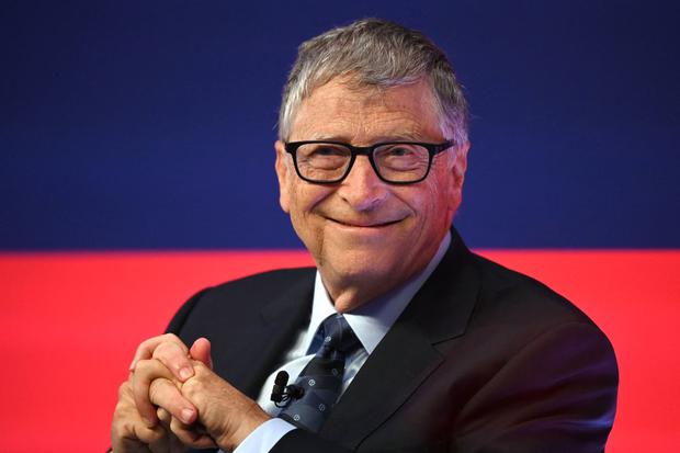 El fundador de Microsoft, Bill Gates, sonríe durante la Cumbre de Inversión Global en el Museo de Ciencias de Londres el 19 de octubre de 2021 (Foto: AFP)