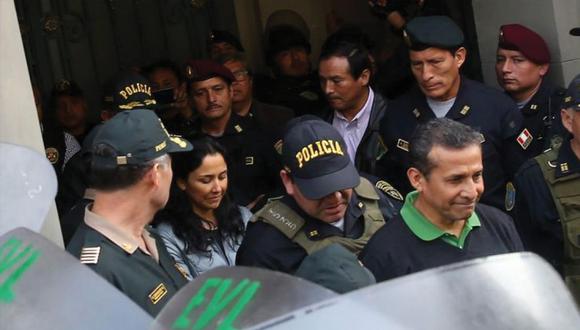 FOTO 10 | 13 julio 2017 : El expresidente Humala y su esposa, Nadine Heredia, ingresan en prisión después de que un juez ordenara su encarcelamiento preventivo en el marco del proceso que se sigue contra ambos por corrupción.