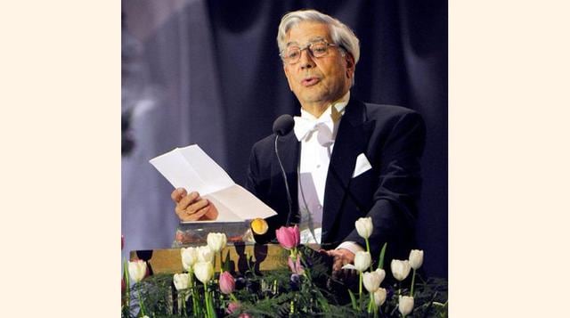 Octubre del 2010. MVLL dijo al recibir el Premio Nobel de Literatura: “Mi salvación fue leer, leer los buenos libros, refugiarme en esos mundos donde vivir era exaltante, intenso, una aventura tras otra, donde podía sentirme libre y volvía a ser feliz”.