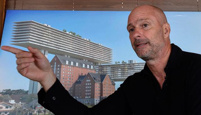 FOTO 5 | Vista de una sala de exposición del proyecto de restauración del emblemático hotel San Rafael, en Punta del Este, Maldonado, a 140 km al este de Montevideo, el 16 de enero de 2019.  (Foto: AFP)