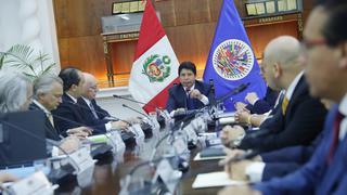 Pedro Castillo señaló a la OEA que la crisis no la generó su gobierno