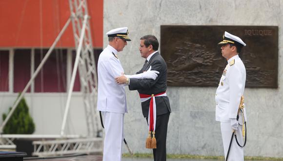 Esta elección se realizó entre los 3 vicealmirantes con mayor antigüedad en el escalafón de oficiales en actividad. (Foto: Andina)
