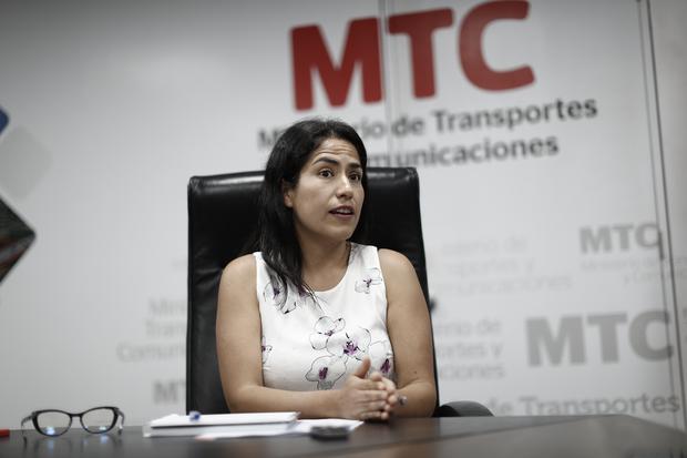 Entrevista a Paola Lazarte, ministra de Transportes y Comunicaciones. (Foto: Renzo Salazar / GEC)