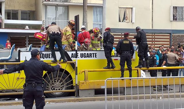 Los heridos fueron trasladados a clínicas de Pueblo Libre. (Foto: Óscar Guerrero/GEC)