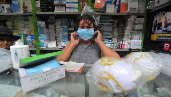 Aumenta el precio de mascarillas en establecimiento del Cercado de Lima (Foto: GEC)