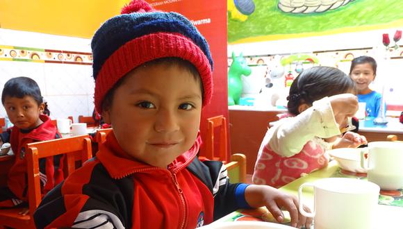 Puno es la región con mayor nivel de anemia infantil en el Perú con un 67,2%. Foto: Qali Warma