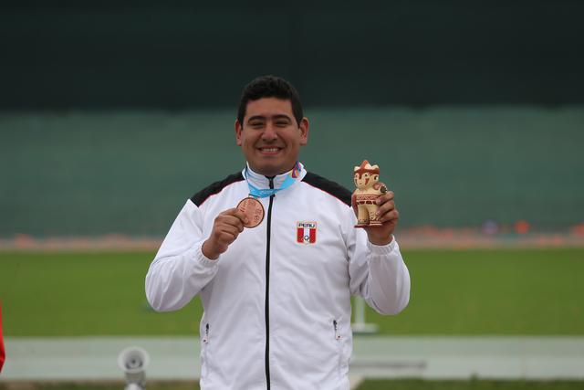 Marko Carrillo: Medalla de bronce en tiro (Foto: Violeta Ayasta / GEC)