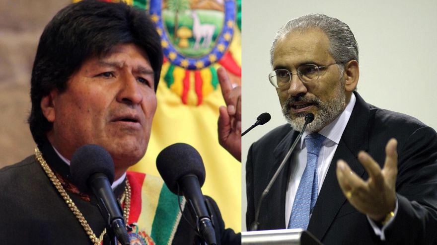 Evo Morales y Carlos Mesa. (AFP)