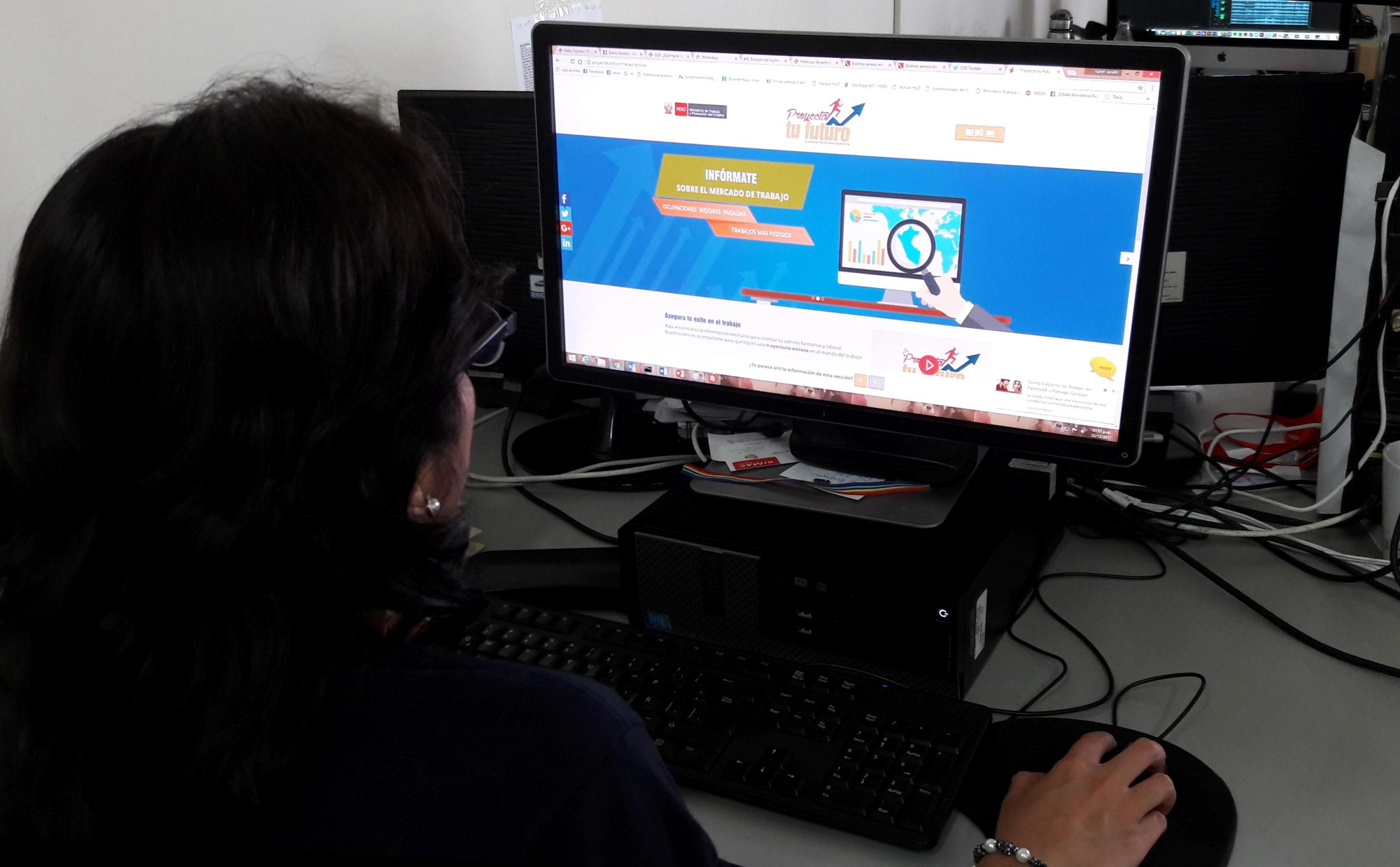 Ministerio de Trabajo lanza "Proyecta tu Futuro". (Foto: Mía Ríos)