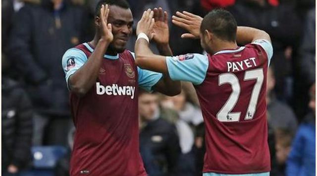 West Ham (4): Adrián, Pedro Obiang, Angelo Ogbonna y Dimitri Payet.