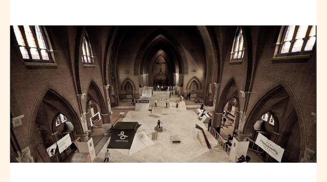 Pista para skaters Arnhem, patinadores en línea y aficionados al BMX de Arnhem, una ciudad de 150,000 habitantes que está prácticamente en la frontera con Alemania. Vale la pena pagar los 5 euros que incluyen consumo y disfrutar del espacio. Este monument