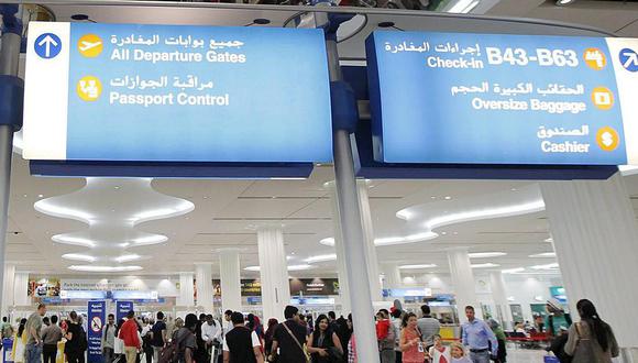 Aeropuerto de Dubái. (Foto: Reuters)