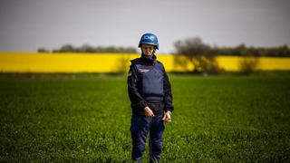 Sembrar los campos, un riesgo mortal para los agricultores ucranianos