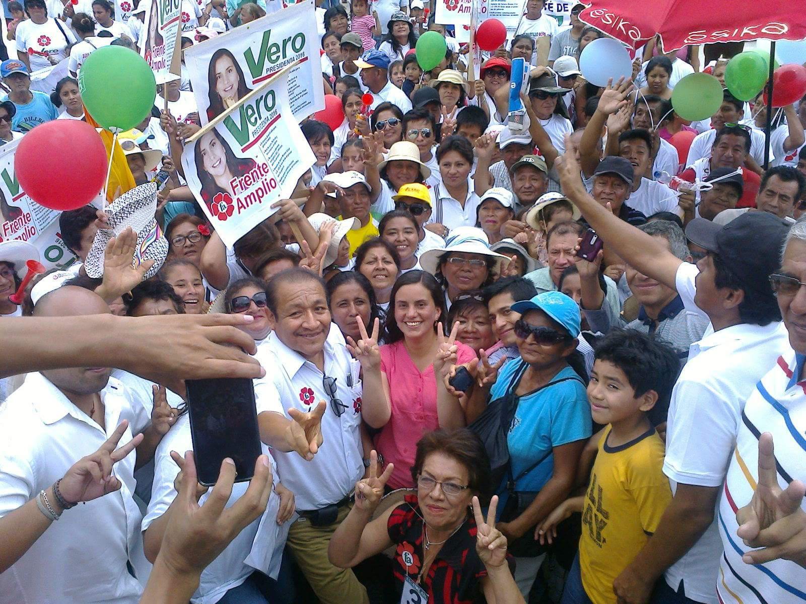En las elecciones del 2016, el Frente Amplio, que lanzó la candidatura de Verónika Mendoza, ganó en siete regiones del país