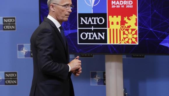 “China no es un adversario” insistió no obstante el secretario general de la OTAN, Jens Stoltenberg. (EFE/EPA/OLIVIER HOSLET).