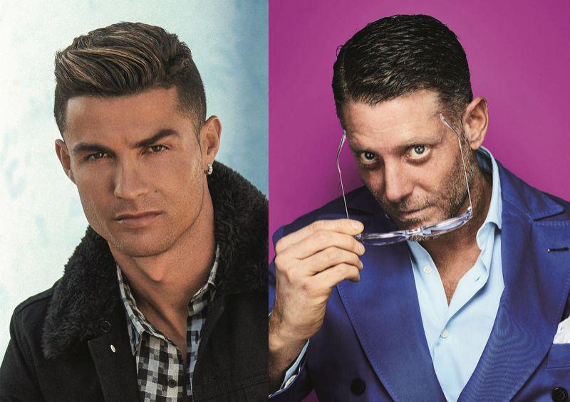 Cristiano Ronaldo y Lapo Elkann.