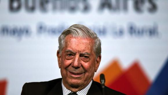 Nobel de Literatura Mario Vargas Llosa. (Foto: AFP)