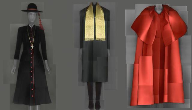 FOTO 2 | El propio cardenal Timothy Dolan, arzobispo de Nueva York, asistió a la gala del Met para inaugurar la exposición, mezclándose con celebridades que mostraban la piel en escandalosos vestidos inspirados en el imaginario católico. (Foto: metmuseum)