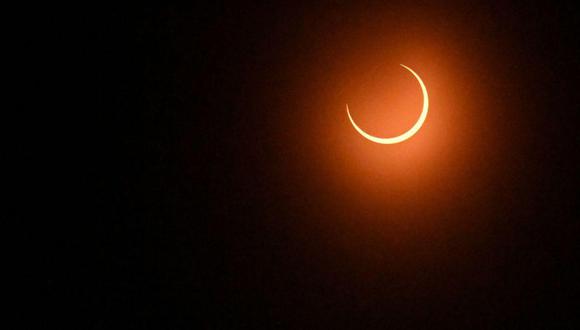 En el caso de Perú, experimentamos una ocultación parcial del Sol, pero sin llegar a tener un eclipse anular. (Foto: AFP)