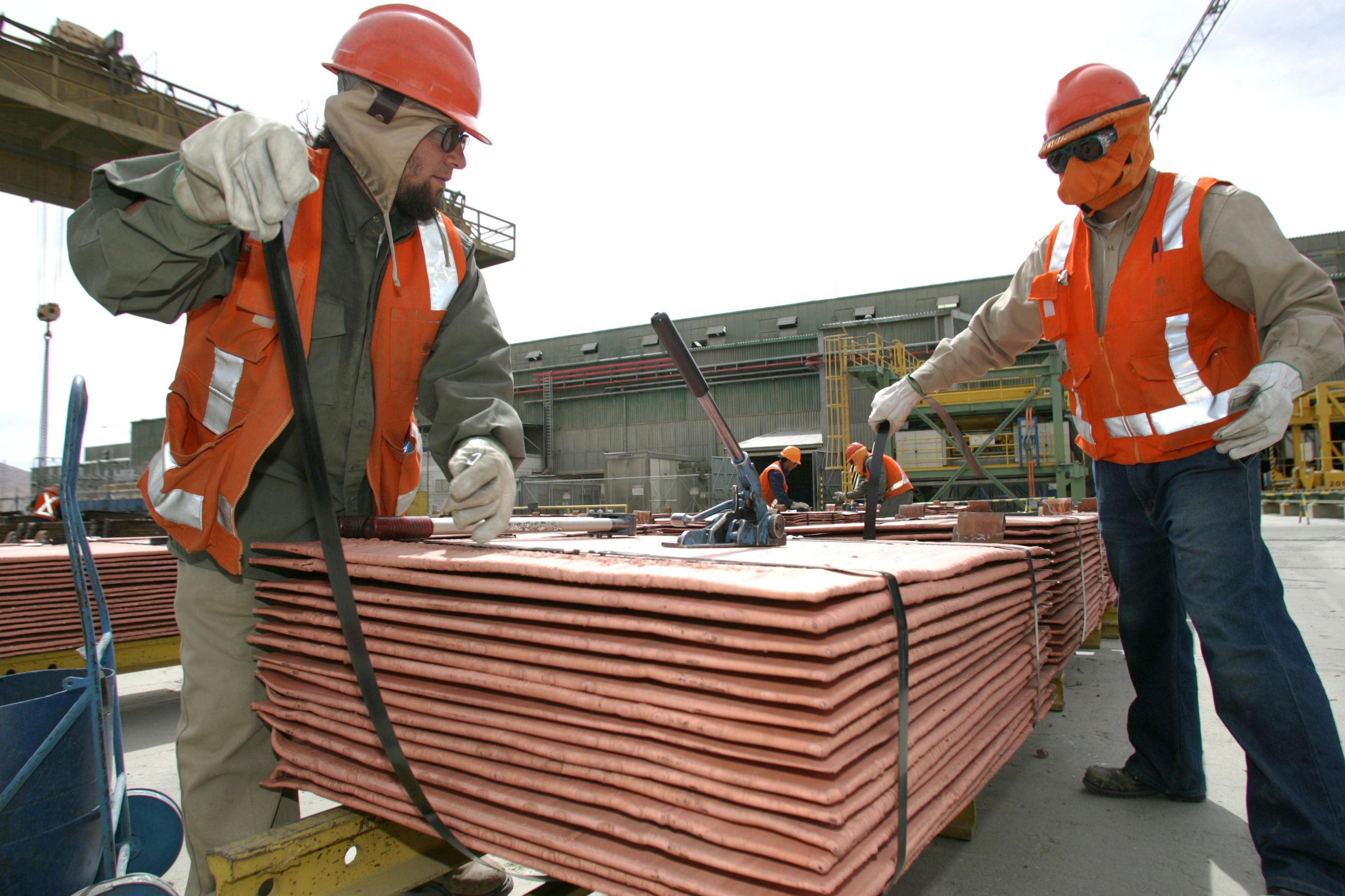 El metal rojo ganó cerca de un 5% en las dos últimas sesiones. (Foto: AFP)