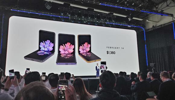 Samsung Galaxy Z Flip. (Foto: Difusión)