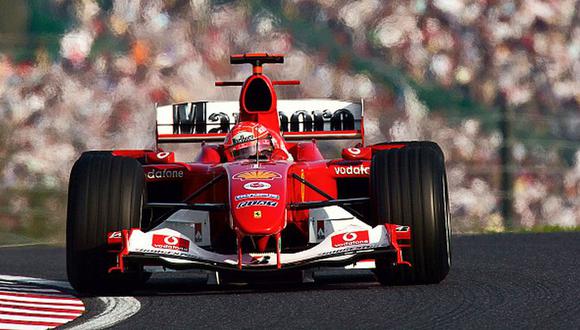 Michael Schumacher ganó cinco mundiales de F1 con la Scuderia Ferrari entre 2000 y 2004. (Foto: Getty Images)