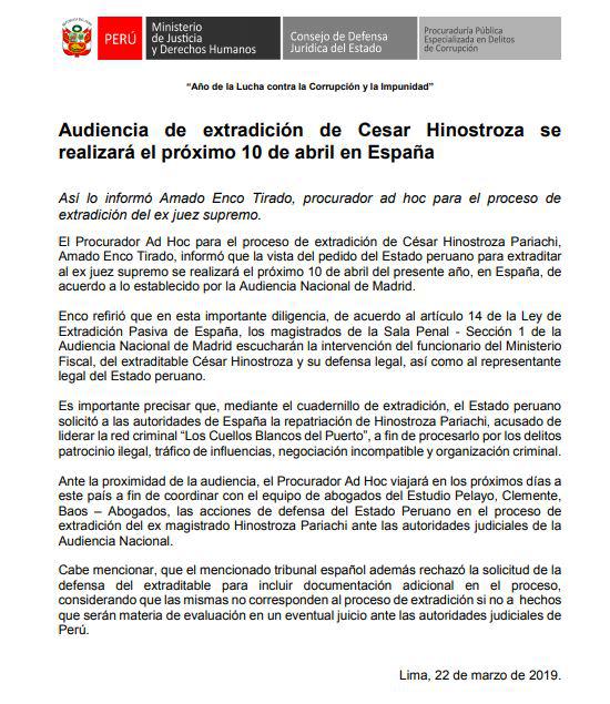 (Documento: Ministerio de Justicia)