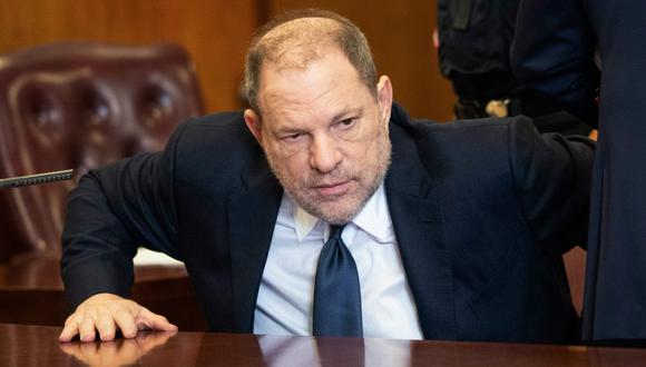 Harvey Weinstein, acusado de violación y abusos a diversas mujeres, en la corte criminal de Manhattan. (Foto: AFP)