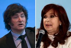 Milei asegura que sería “maravilloso” enfrentar electoralmente a Cristina Fernández