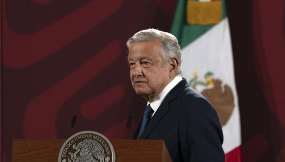 Andrés Manuel López Obrador, presidente de México, habla durante una conferencia de prensa en la Ciudad de México, México, el martes 16 de agosto de 2022. (Foto: AMLO)