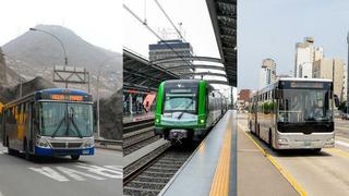 Metropolitano, Metro y Corredores funcionarán con normalidad pese a paro de transportes de mañana