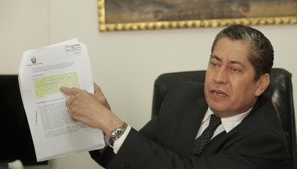Eloy Espinosa-Saldaña dijo que la Corte IDH evaluará el Caso Barrios Altos en los próximos días. (Foto: Piko Tamashiro/GEC)