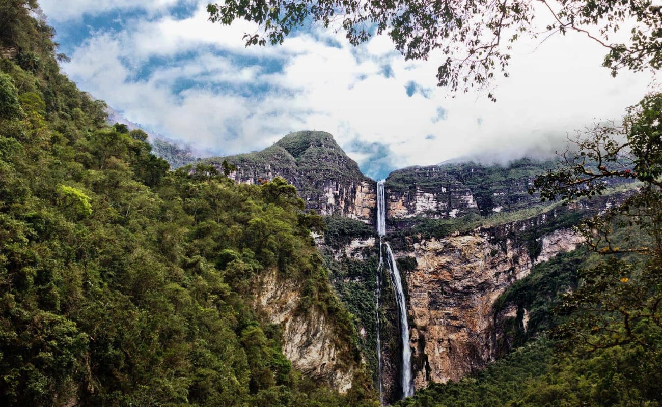 Catarata de Gocta, Amazonas. Ubicada en la región amazónica de Perú, la Catarata de Gocta es una de las cascadas más altas del mundo. Su caída de más de 700 metros es un espectáculo impresionante. (Foto: Perú Travel)