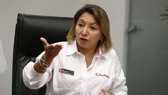 La ministra de la Producción, Rocío Barrios. (Foto: Violeta Ayasta | GEC)